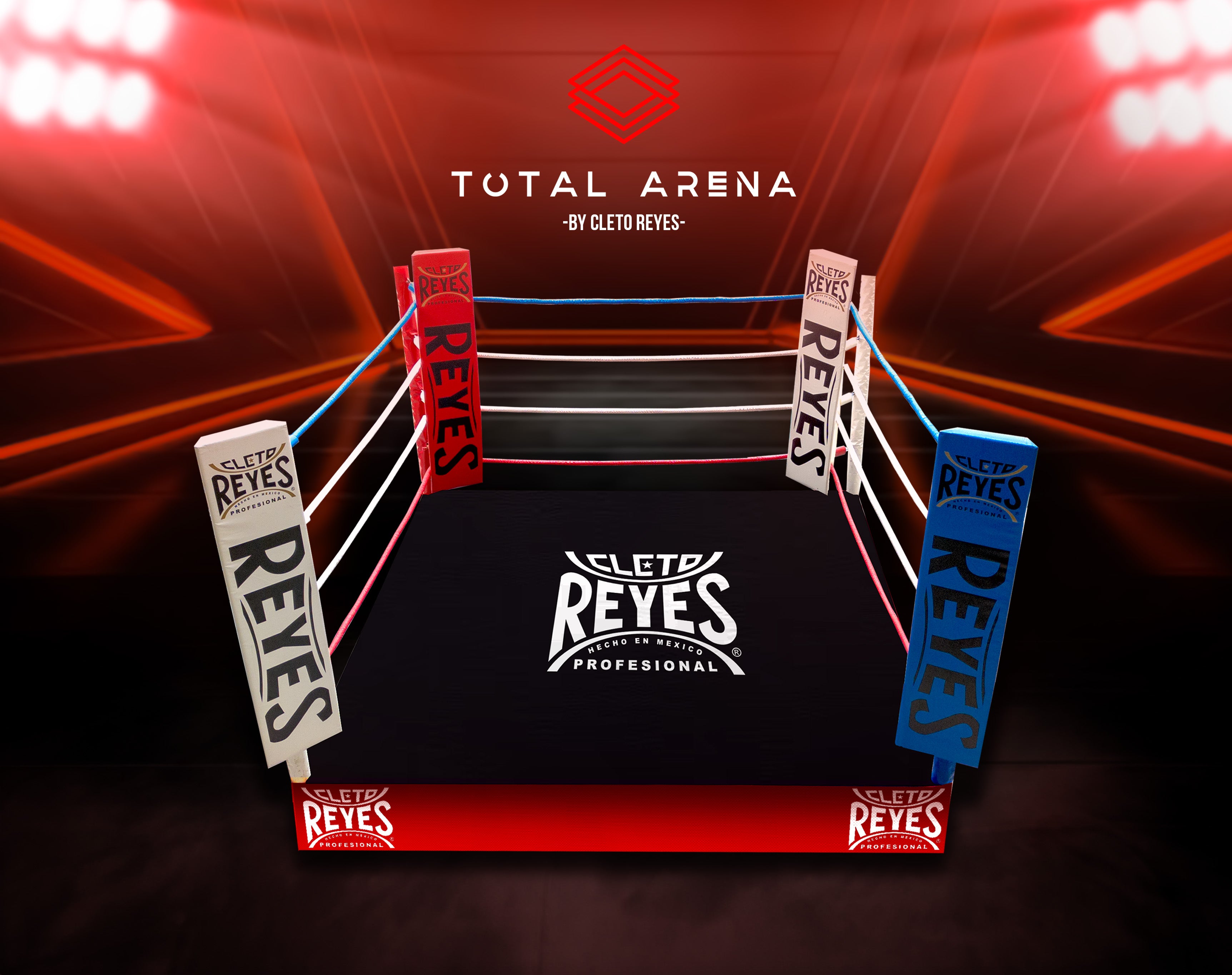 Cleto Reyes Ring for gym boxing 4.88x4.88 mts