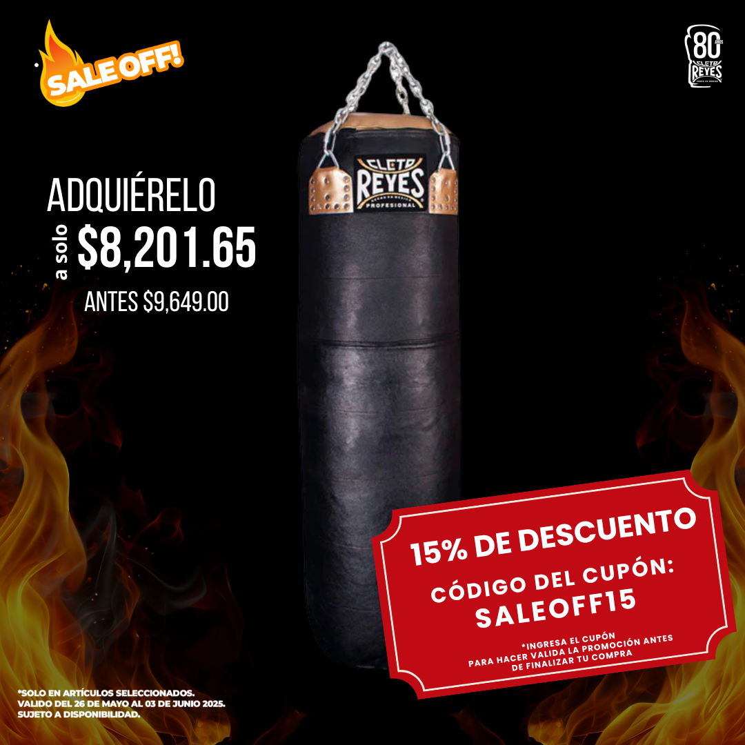 Extra heavy 130 cm leather sack Cleto Reyes