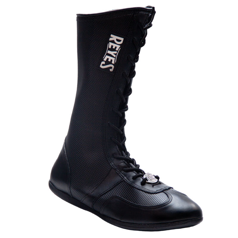 Bota larga "Black Out" en piel de res