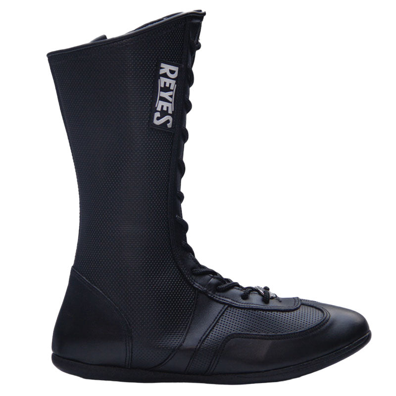 Bota larga "Black Out" en piel de res