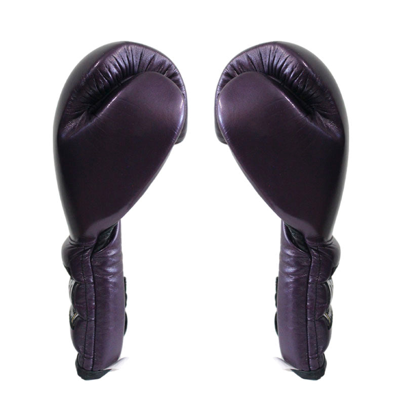 Cleto Reyes gloves with lace, in leather