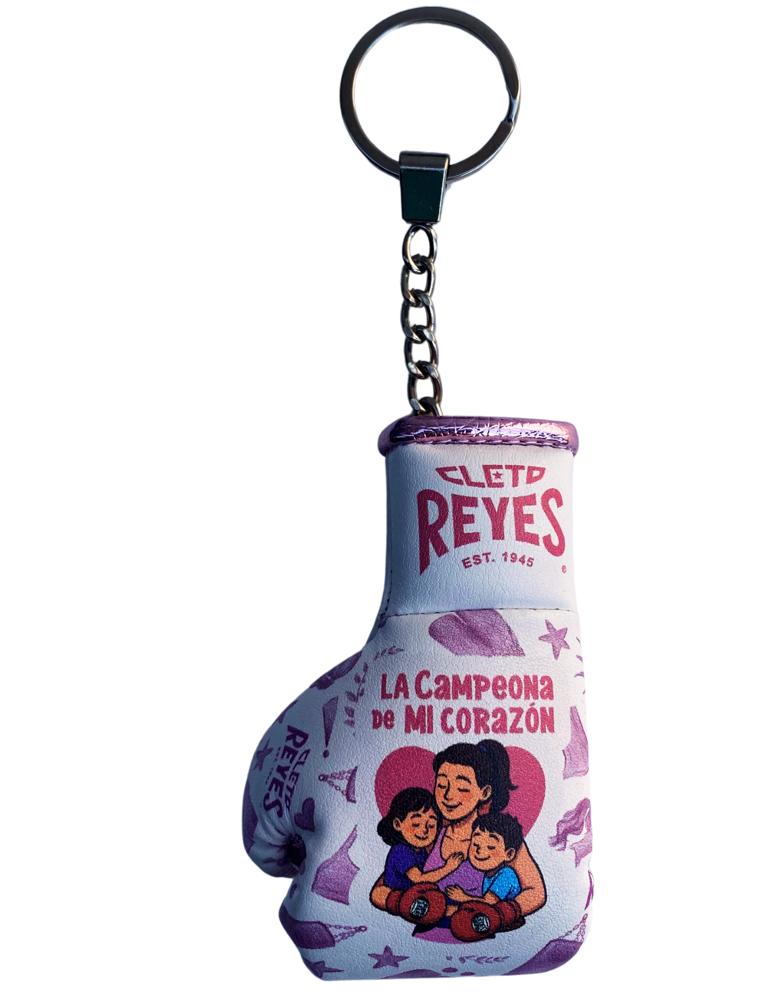Guante Miniatura Sintético 100% Con Llavero Edición Especial "LA CAMPEONA DE MI CORAZÓN"