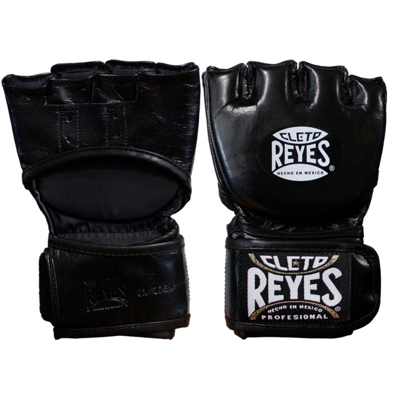 Guantes Cleto Reyes MMA "Black Mamba", para pelea, sin pulgar