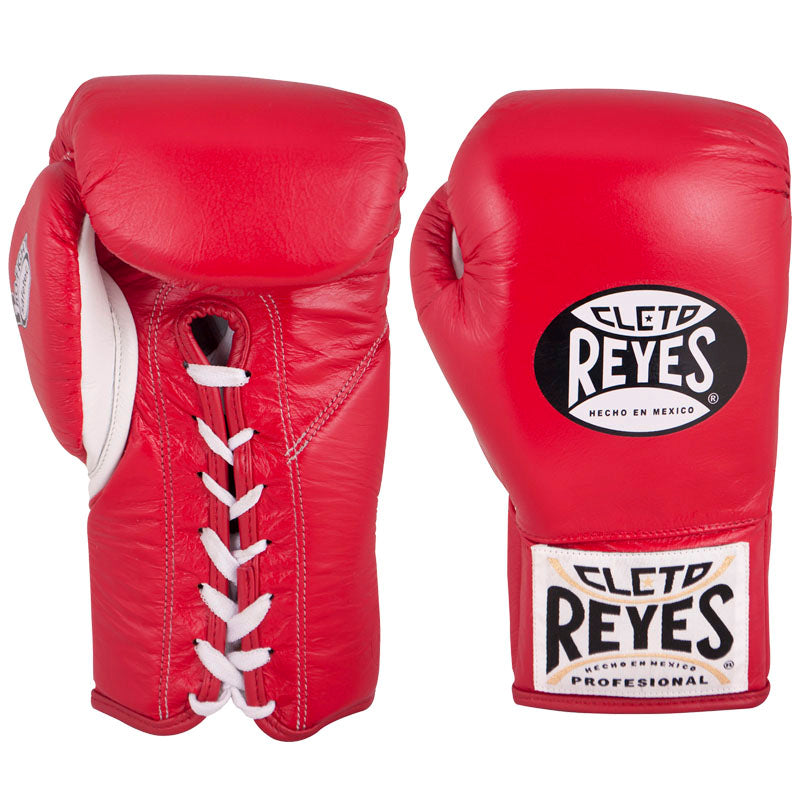 Guantes Cleto Reyes oficiales Safetec de pelea en piel