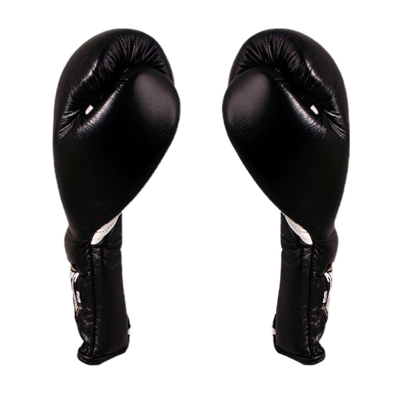 Cleto Reyes gloves with lace, in leather