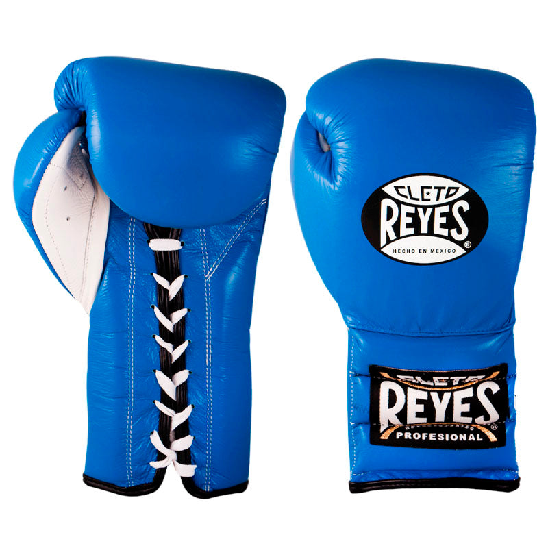 Cleto Reyes gloves with lace, in leather