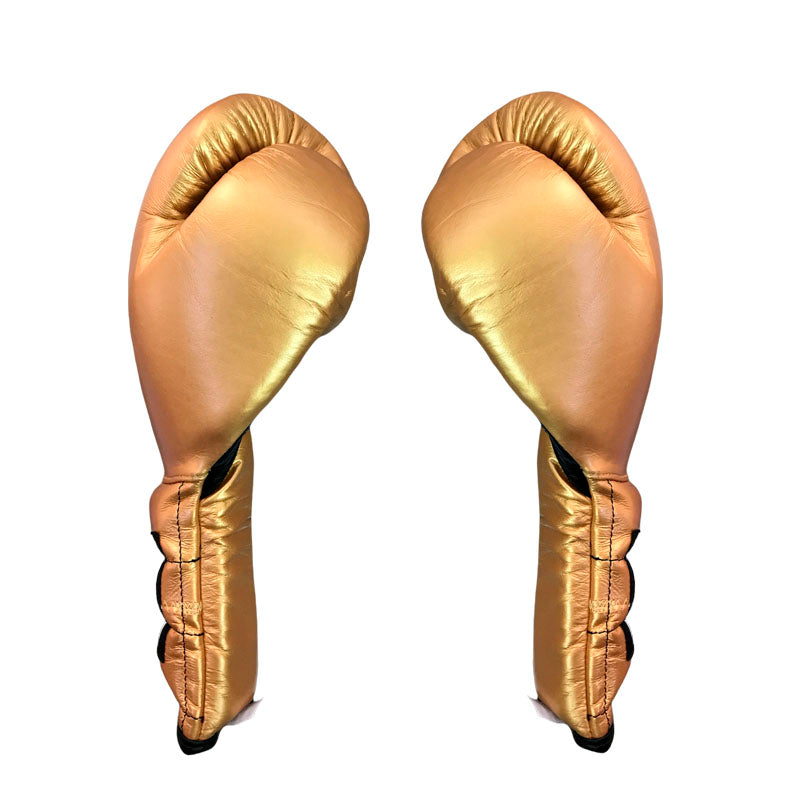 Cleto Reyes gloves with lace, in leather