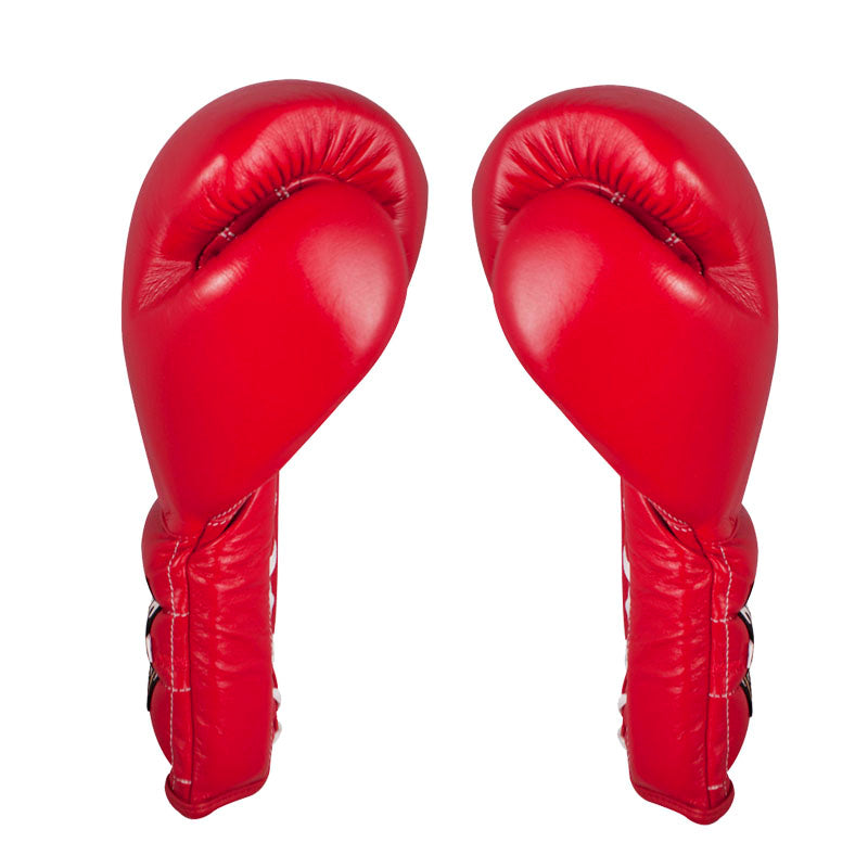 Cleto Reyes gloves with lace, in leather