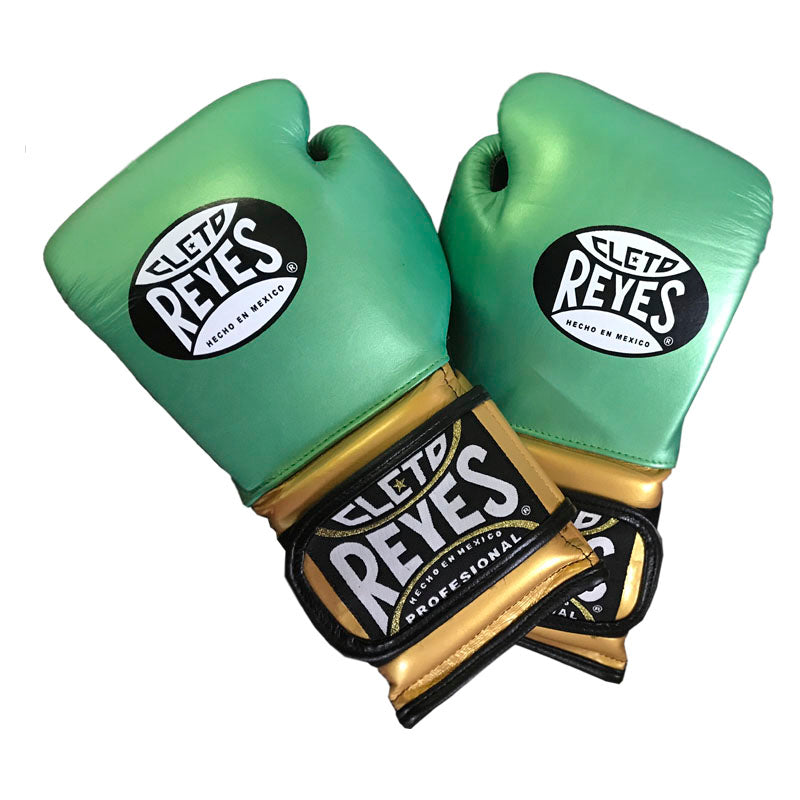 Guantes Cleto Reyes WBC para entrenamiento con cierre de contacto en piel