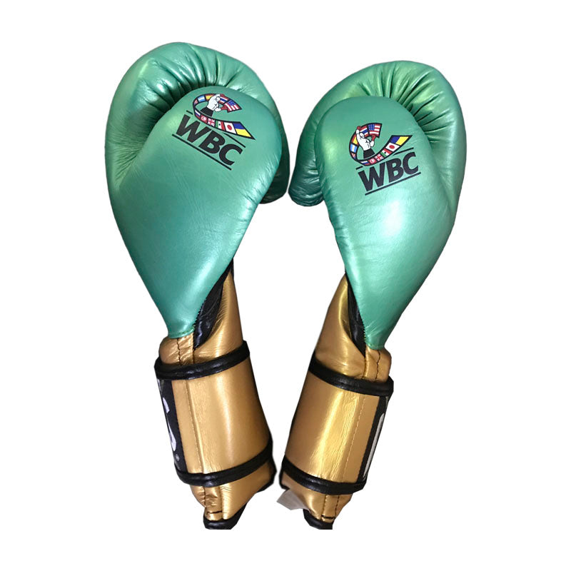 Guantes Cleto Reyes WBC para entrenamiento con cierre de contacto en piel