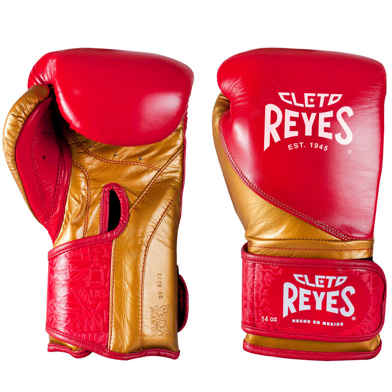 Guantes Cleto Reyes de alta precisión Rojo/Dorado