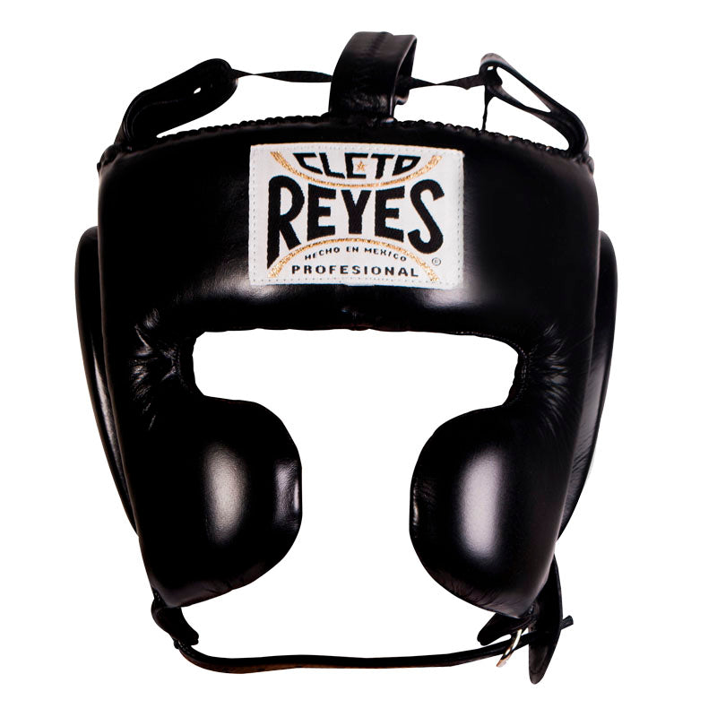 Protector de cabeza Cleto Reyes con pómulos en piel de res