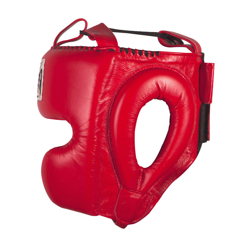 Protector de cabeza Cleto Reyes con pómulos en piel de res