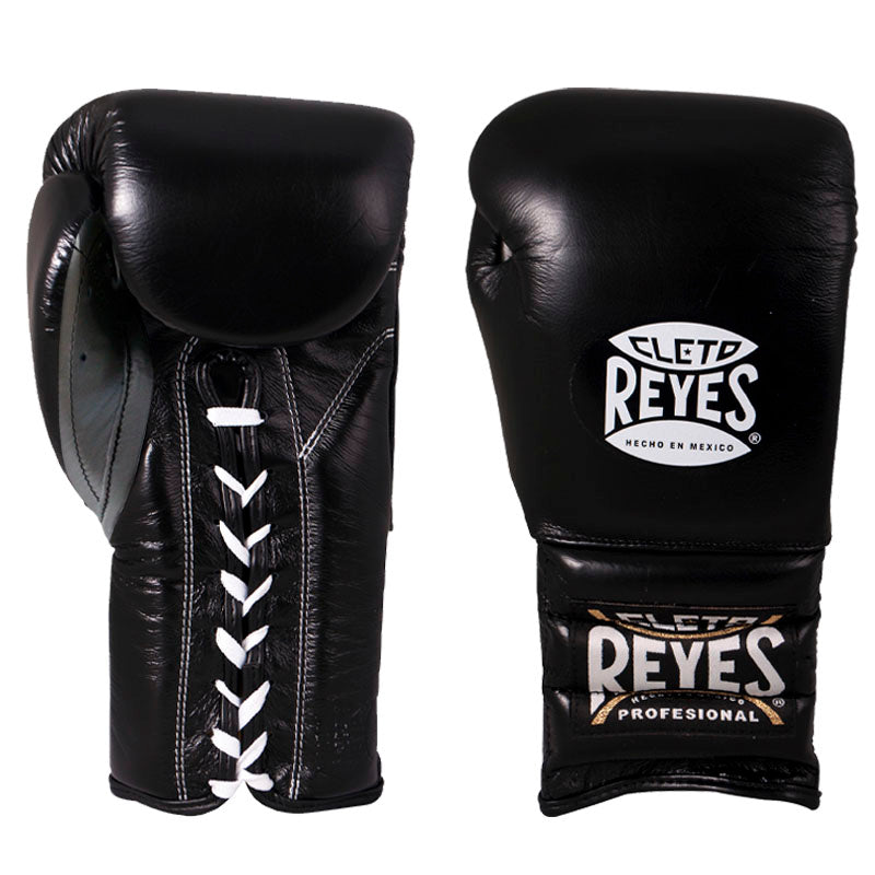 Guantes Cleto Reyes con agujeta, en piel
