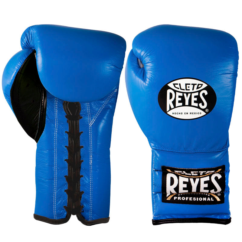 Cleto Reyes gloves with lace, in leather