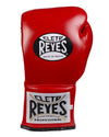 Guante Profesional con Agujeta, en Cuero de res, 12 oz, Rojo y Negro