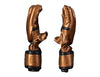 GUANTES PARA PELEA MMA EN PIEL DE RES COBRIZO