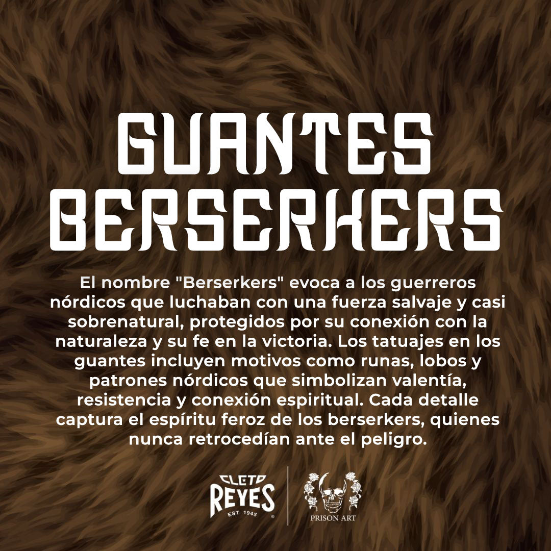 Guantes de colección tatuados a mano, "Berserkers"