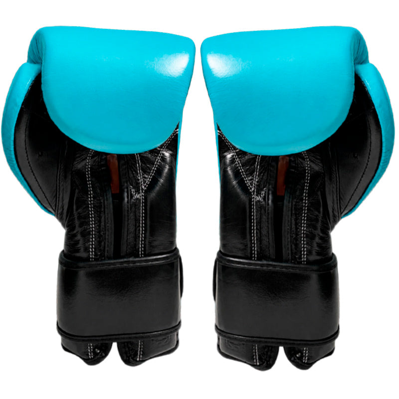 Guantes de Entrenamiento C/Cierre de Contacto, Turquesa/Negro Pitbull Edition