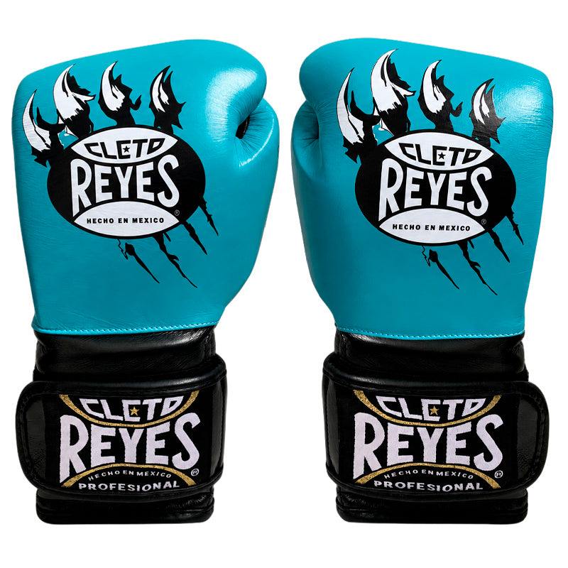 Guantes de Entrenamiento C/Cierre de Contacto, Turquesa/Negro Pitbull Edition