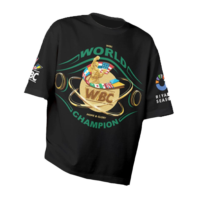 Playera Official World Champion WBC - Negra