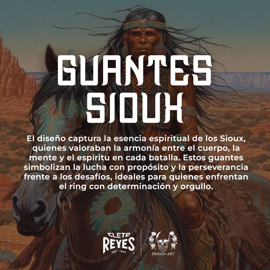 Guantes de colección tatuados a mano, "Sioux"