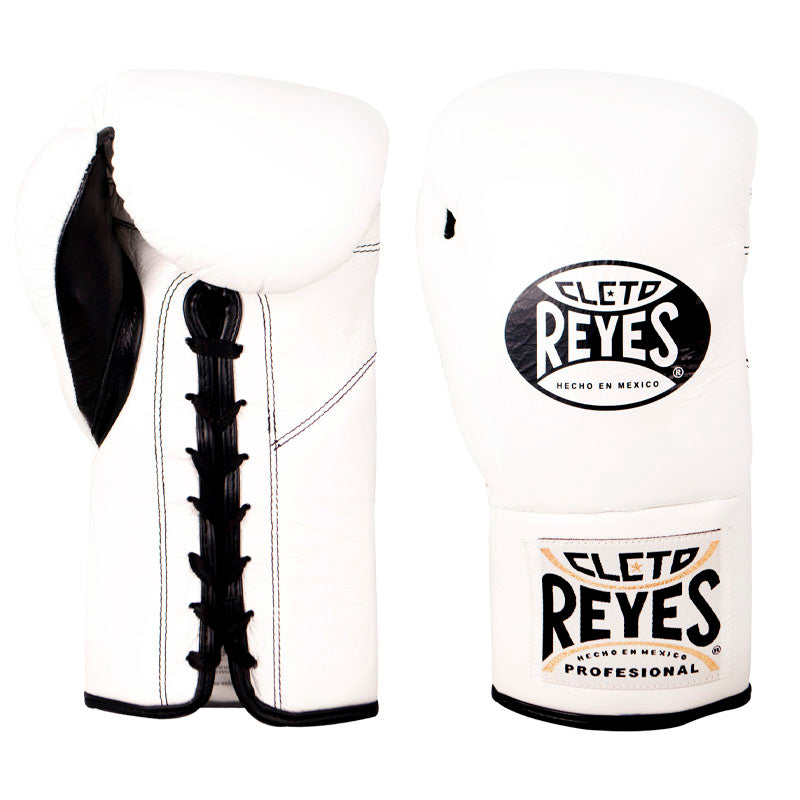 Guantes Boxeo Cleto Reyes, Profesionales, Agujeta, Kick Boxing, Muay Thai, 16  oz., Rojo