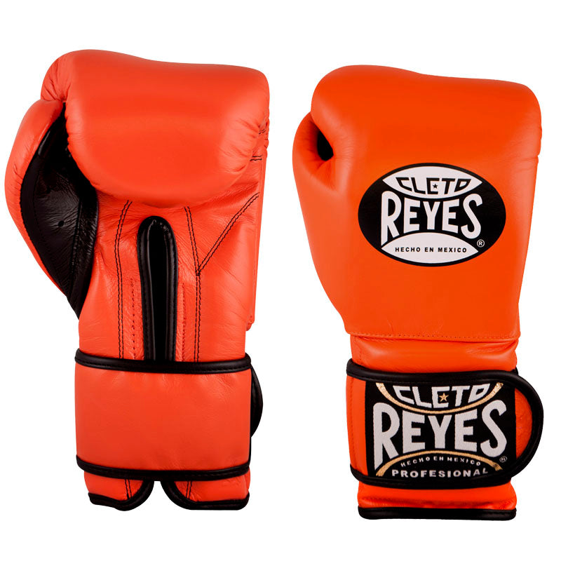  CLETO REYES Safetec - Guantes de boxeo de competición  profesional para hombres y mujeres, MMA, Kickboxing, Muay Thai, con  cordones, 10 onzas, color negro : Deportes y Actividades al Aire Libre