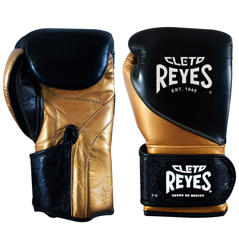  CLETO REYES Safetec - Guantes de boxeo de competición  profesional para hombres y mujeres, MMA, Kickboxing, Muay Thai, con  cordones, 10 onzas, color negro : Deportes y Actividades al Aire Libre