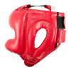 Cleto Reyes head protector with nylon V bar in leather