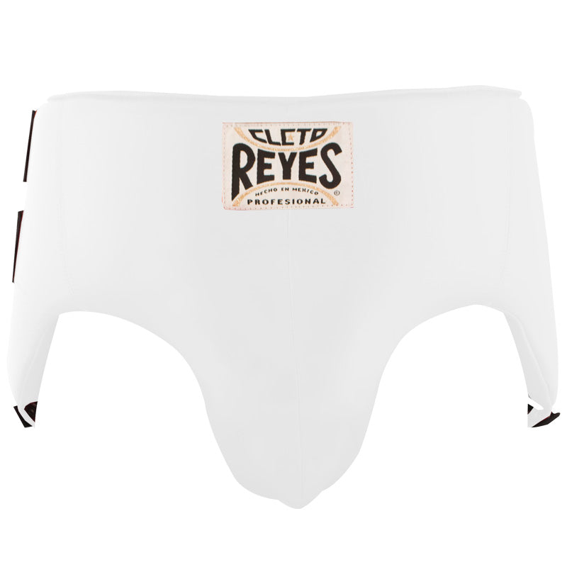 Copa protectora Cleto Reyes con riñonera en piel de res, blanco